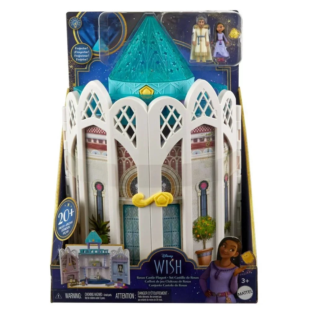 Disney Wish Rosa Castle Play Set 20+ Pieces New in Box